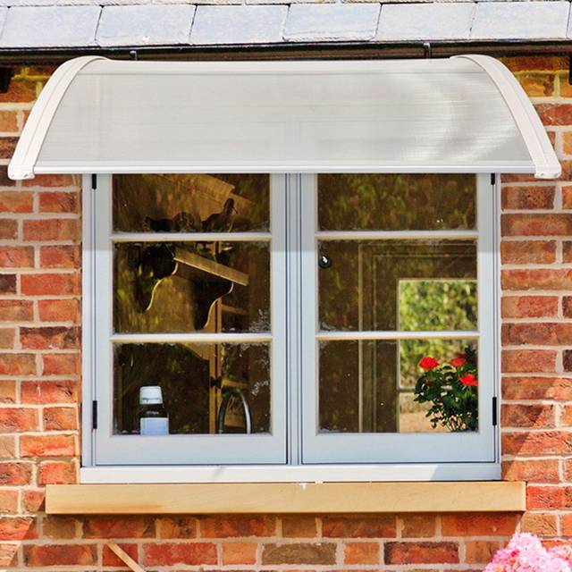 Living and Home White Window and Front Door Awning Canopy 1.9m
