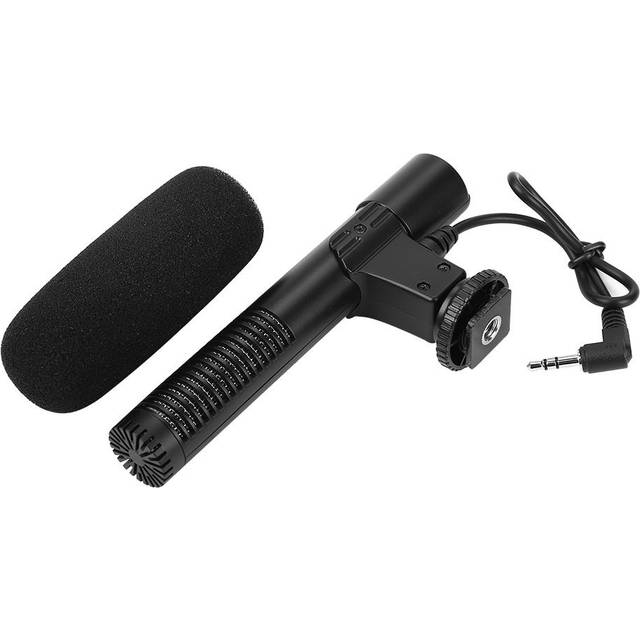 Lightweight Portable Condenser Microphone With Windsheid For Camera Camcorder
