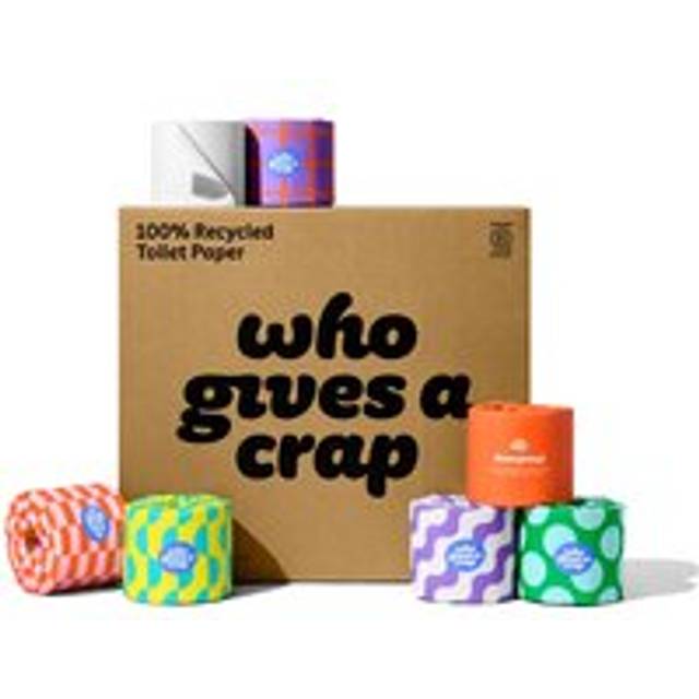White 100% Recycled 3 Ply Wrapped Toilet Roll 400 Sheets (1 x 48)