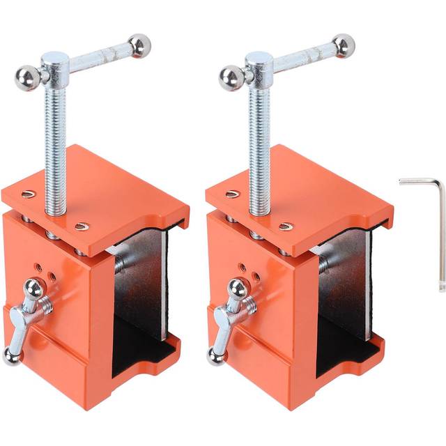 Cabinet Clamp Metal Face Frame Cabinet Clamp with Drill Hole Guides for Installation Woodworking black