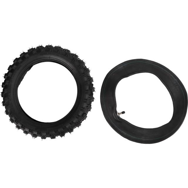 2.50?10 Inch Off Road Tire and Inner Tube Replacement for CRF50 Dirt Bike with Straight Vavle