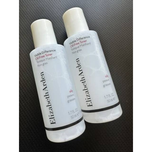 2x elizabeth arden visible difference oil free toner for oily skin 50 ml