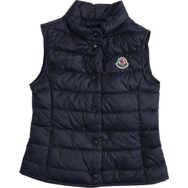 Moncler Enfant Girls Blue Liane Down Padded Gilet - 6 year