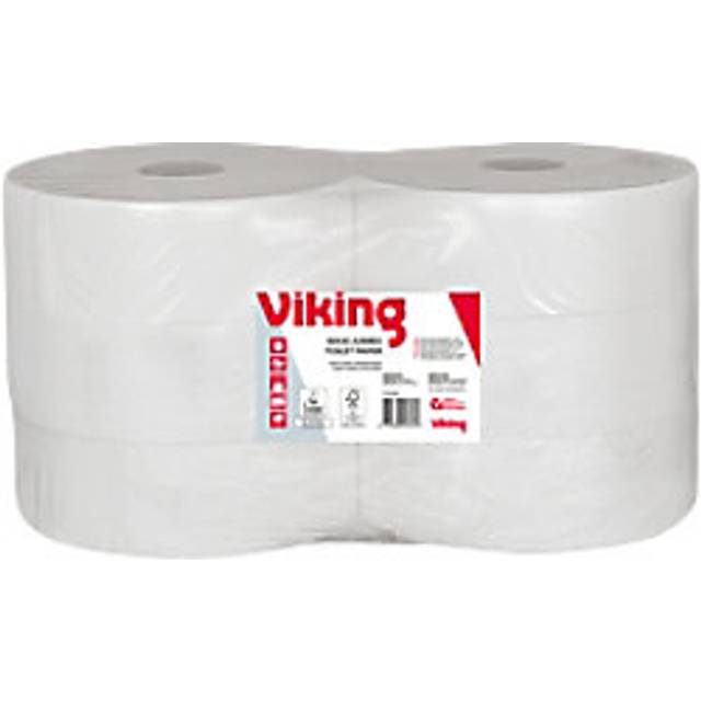 Viking Maxi Jumbo Toilet Paper 2 Ply 1193064 6 Rolls of 1117 Sheets