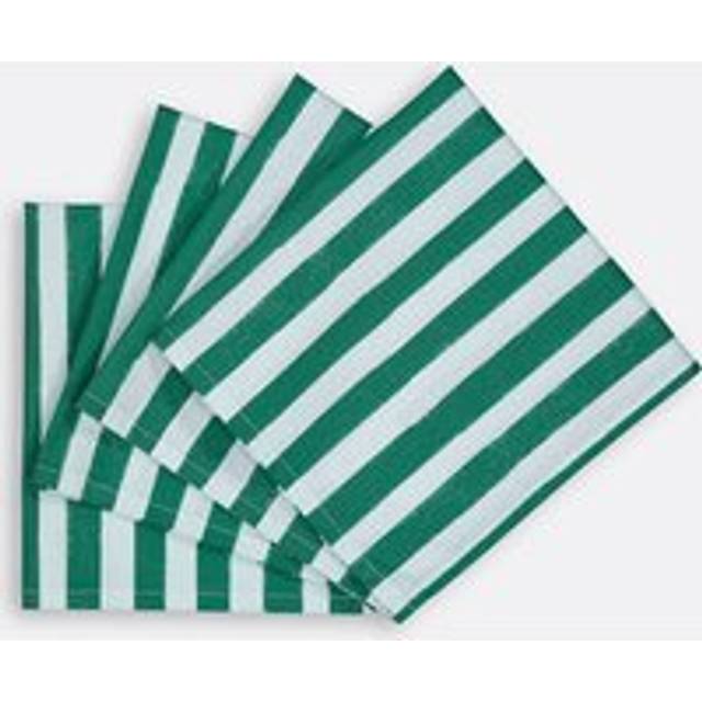 Set of 4 Marles Washed Cotton Napkins - Green - 45X45CM