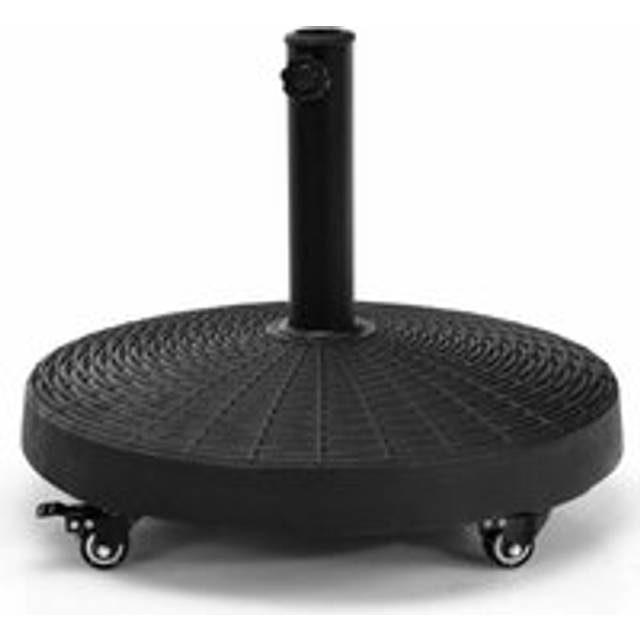 24KG Round Resin Umbrella Base Rattan Designed Outdoor Umbrella Stand