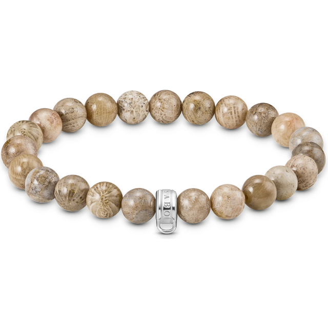 Thomas Sabo Charm Club: Bead bracelet Daisy Jasper, Multi, Women - Print