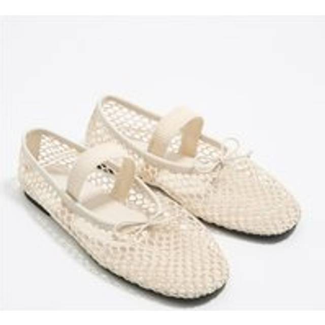 White mesh ballerina - IVORY - 40