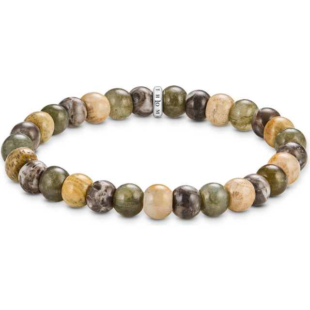 Thomas Sabo A2196-353-7-L19 Unisex Armband Labradorit und Crocodile Jasper