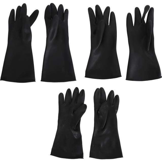 1 Pair Chemical Resistant Gloves Reusable Latex Comfortable Protective Versatile Safety Work Long