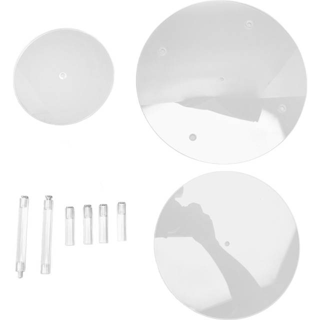Cupcake Stand 3 Tier Pastry Serving Display Stand Acrylic Dessert Carrier Display Holder for