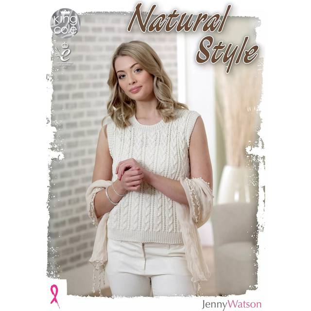 King Cole Natural Style Knitting Pattern Booklet by Jenny Watson