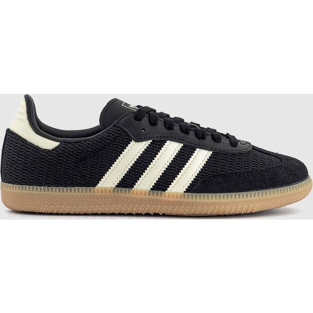 adidas Originals – Samba OG – Svarta och krämvita, vävda sneakers-Svart/a