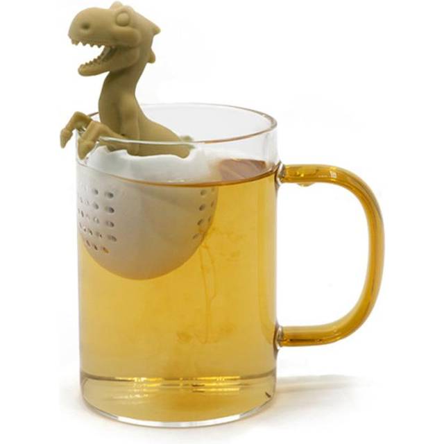 Dinosaur Shaped Tea Filter Silicone Tea Infuser Reusable Tea Bag Strainer