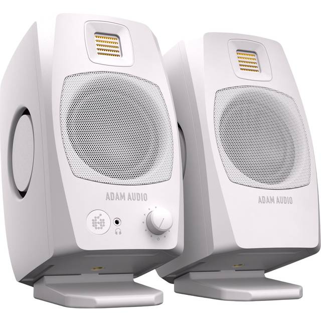 D3V White Active Desktop Monitoring System, 3,5 inch woofer