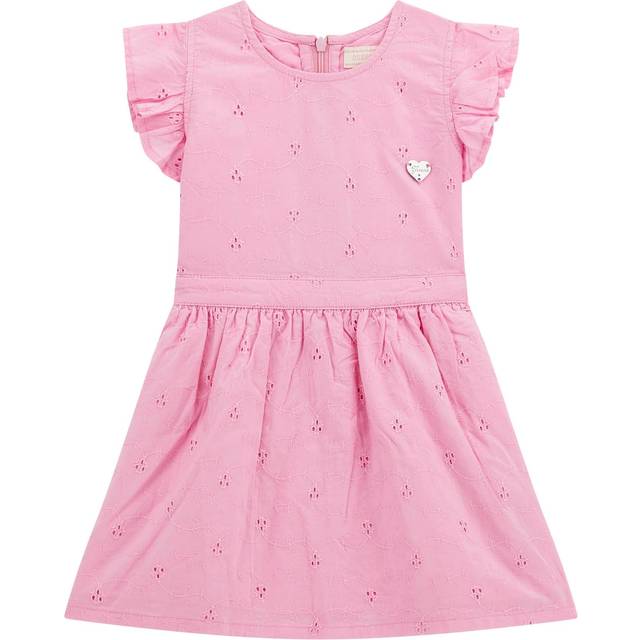Guess Kids Eyelets Midi Dress - Pink - 2