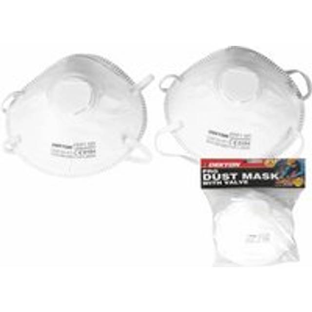 Dekton - 2pc Valved Dust Protection Face Mask FFP1 Respirator