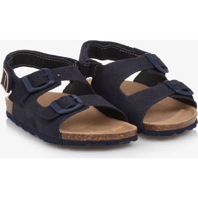 Mayoral Boys Navy Blue Suede Leather Sandals - 22