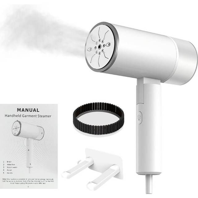 Handhållen ångkokare för kläder horisontell och vertikal ångande 1200W 200ml 20-sekunders snabb uppvärmning UK Plug vit