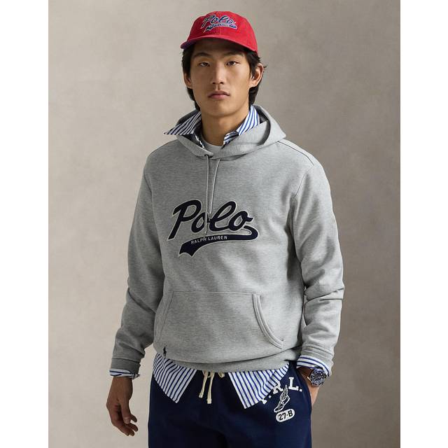 Polo Ralph Lauren Cotton-Blend Jersey Hoodie - XXL - Grey