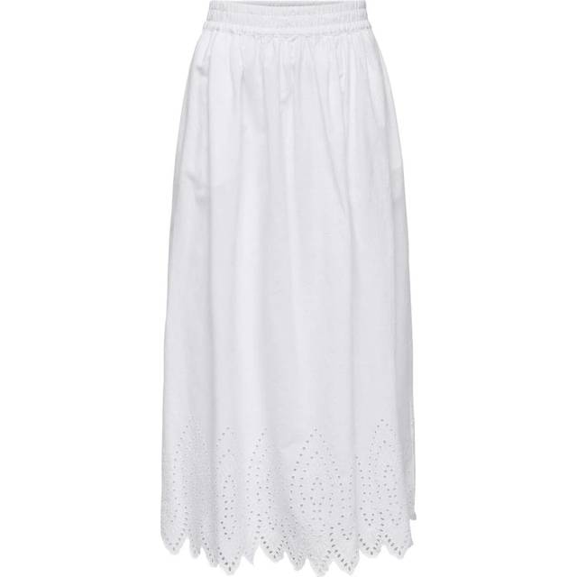 Only Tulum Maxi Skirt - S, WHITE