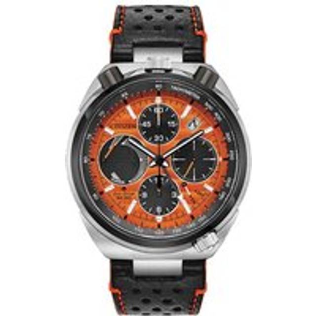 Citizen Eco-Drive Ltd Ed Bullhead Men's Orange Dial Multi Strap Watch