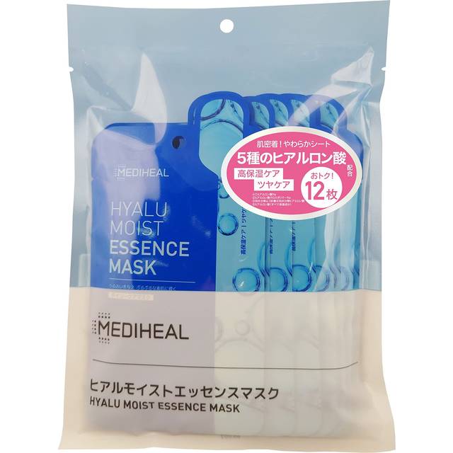MEDIHEAL Hyal Moist Essence Mask 12 pieces High moisturizing care [Genuine product] care/shiny blue