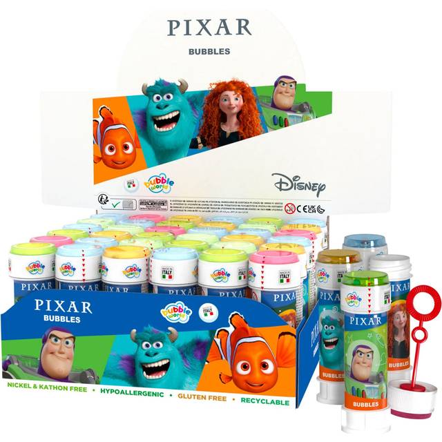 Disney Pixar Multi Bubble Tubs with Wand (60ml)