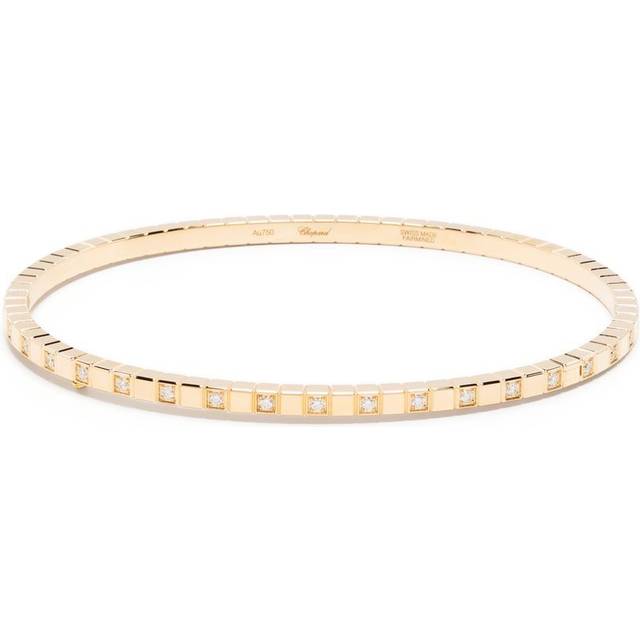 Chopard - 18kt yellow gold Ice Cube diamond bangle - women - 18kt Yellow Gold/Diamond - S