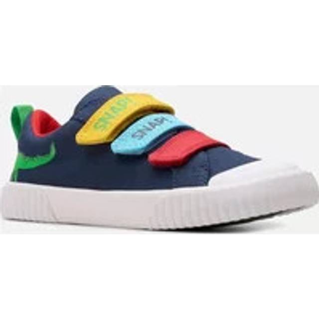 Clarks Kids' Foxing Ace Shoes, Navy Canvas