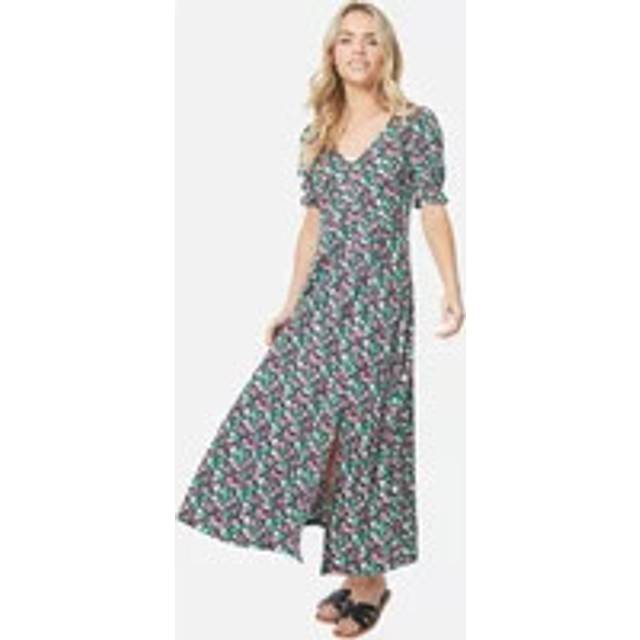 Dorothy Perkins Womens/Ladies Ditsy Daisy V Neck Petite Midi Dress 10 UK black