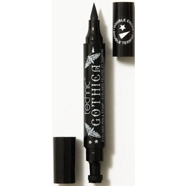 Technic cosmetics gothica double ended eyeliner/stamp - precision tip black