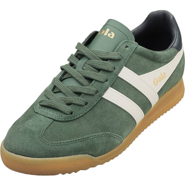 (10) Gola Torpedo Mens Fashion Trainers in Green Off White