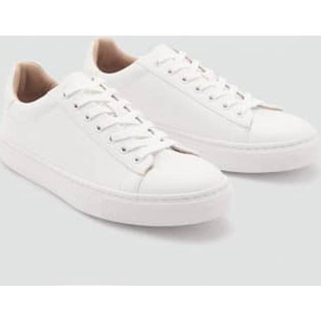 Mango Metro Baseball Trainers, White