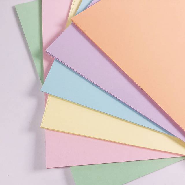 Pastel card a4 mixed pastel card 60 sheets 160gsm 6 shades a4 printer copier