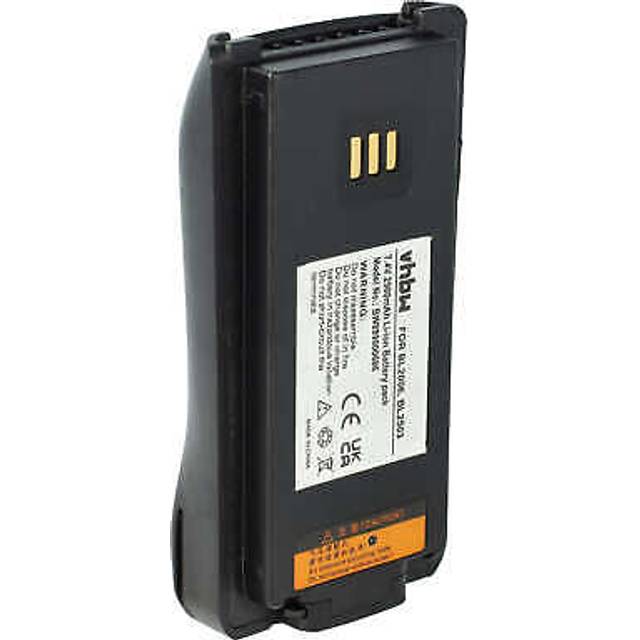 Battery Replacement for Hytera BL2503, BL2008, BL2006, BL3001 for Radio, Walkie-Talkie (2500mAh, 7.4 v, Li-ion) - Vhbw