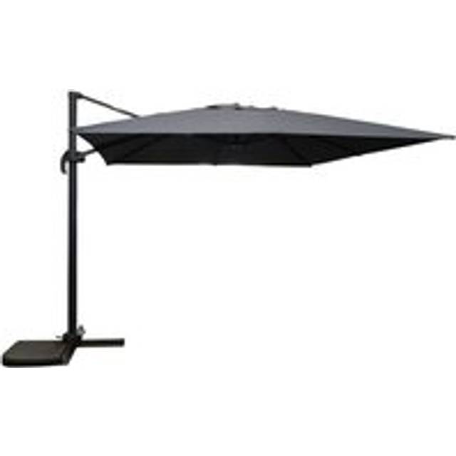 Signature Weave 3.5 x 3.5m Square Cantilever Parasol Sun Shade Umbrella Grey