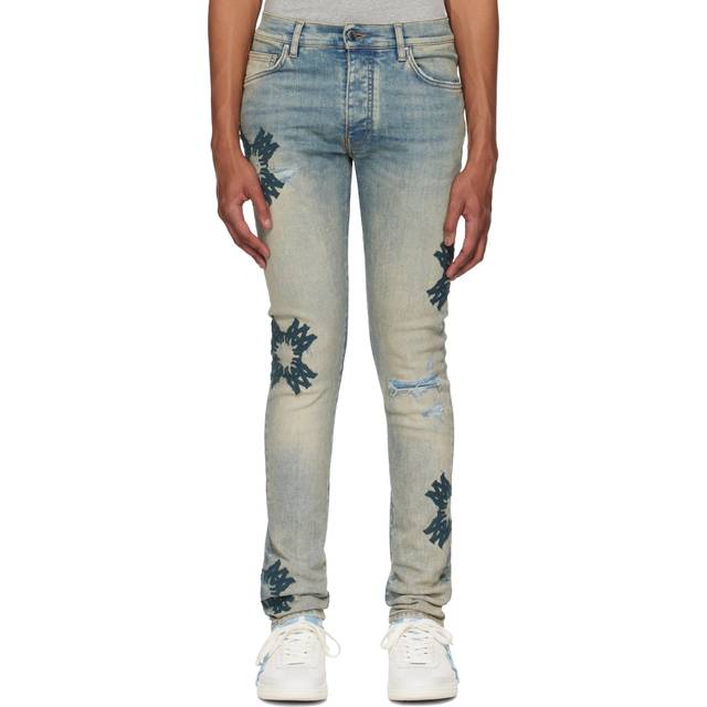 AMIRI | Black denim MA Quad Applique Skinny jeans | Man | 38 - black (38)