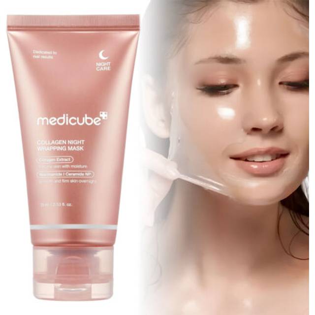 Medicube collagen night wrapping cream || overnight sleeping mask 75 ml