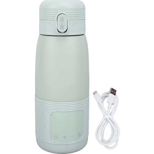 Portable Milk Warmer for Baby Stainless Steel Wireless Temp Control 4400mAh Travel Breastmilk L