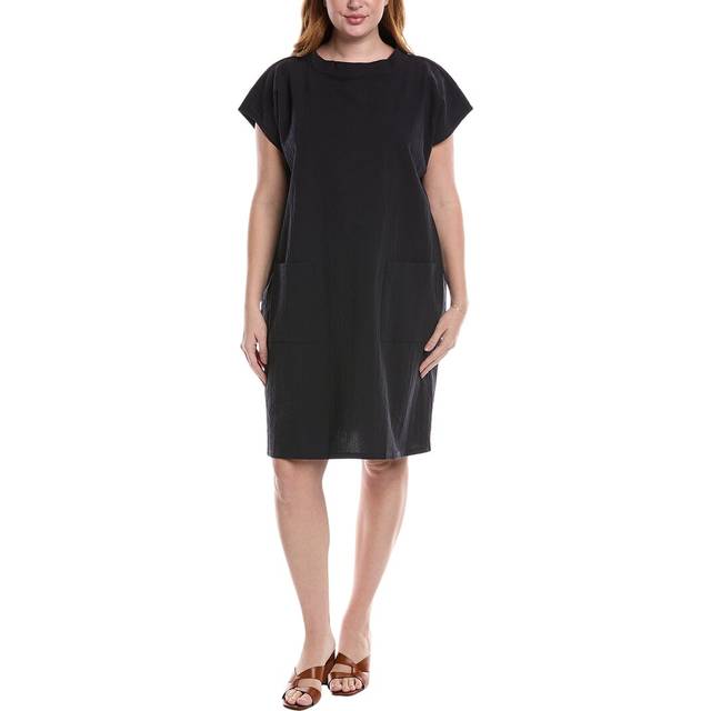 EILEEN FISHER Mock Neck Shift Dress