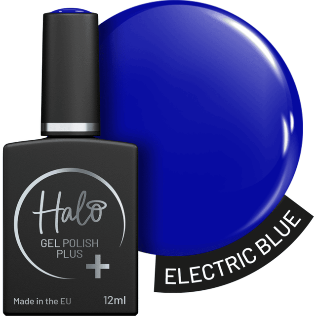 Halo Gel Polish Plus Electric Blue 12ml