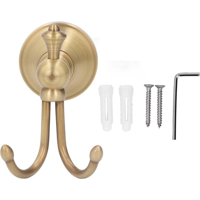 Vintage Towel Hooks Hangers Bathroom Coat Hook Robe Hook Heavy Duty Wall Mounted Copper and