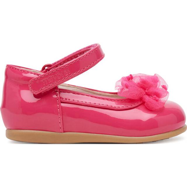 Mayoral Baby Girls Pink Patent Pumps - 23