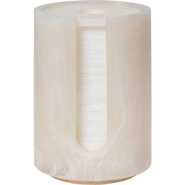 Ferm Living Mist container for cotton pads 11.8xØ8 cm Pearl