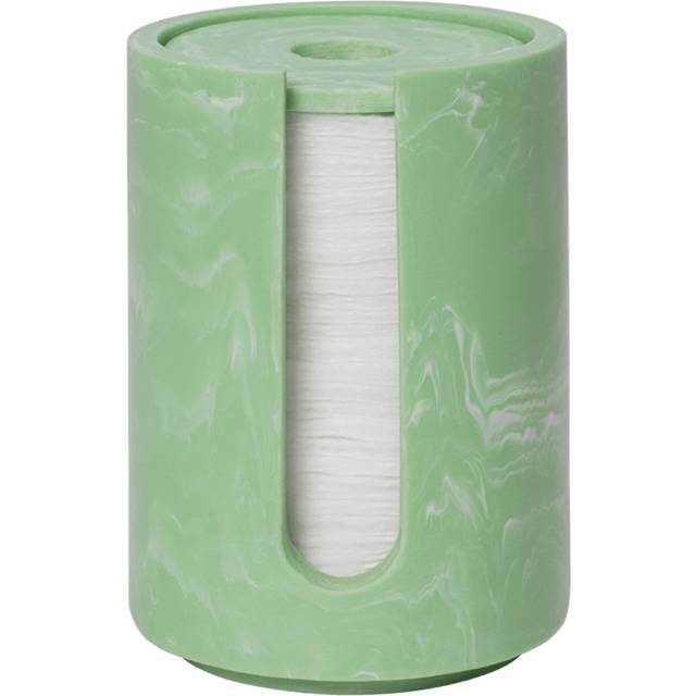 ferm LIVING Mist Holder For Cotton Pads Tandkrus Resin Seafoam