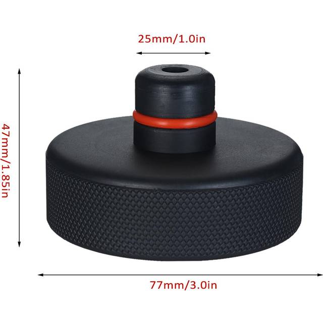 Lifting Jack Pads Replacement for Tesla Model 3SXY, 4 Pack Rubber Jack Pads with Storage Case, Without Storage Bag black