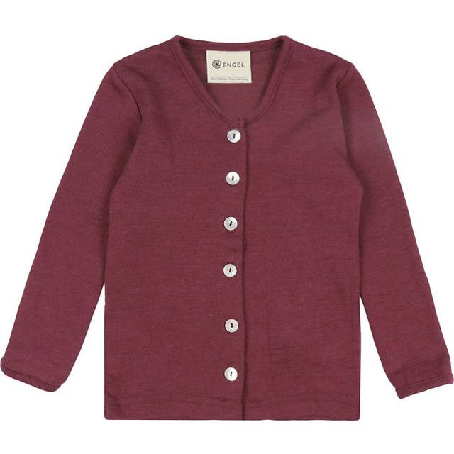 Engel Cardigan - Ull/Silke - Orchid - Engel - 8 år (128) - Cardigan