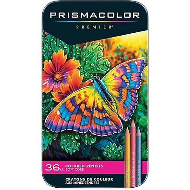 Prismacolor 92885t premier colored pencils, soft core, 36 piece