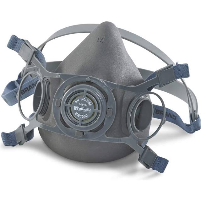 Beeswift B-Brand Twin Filter Half Mask Grey Medium BB3000M